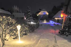 La remise des prix des maisons illuminées 